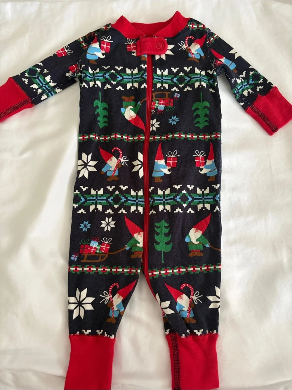 Hanna Andersson Kids Baby Holiday Pajamas Bundle 0-3 mo